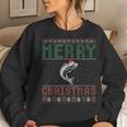 Salmon Ugly Christmas Sweater Family Matching Women Sweatshirt Gifts for Her
