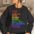 Science Is Real Love Is Love Rights Gay Pride Lgbt Women Sweatshirt Gifts for Her