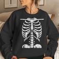 Skeleton Rib Cage Halloween Costume Skeleton Women Sweatshirt Gifts for Her