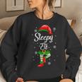 Sleepy Elf Christmas Costume Pajamas Elves Women Sweatshirt Gifts for Her