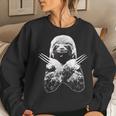 Sloth Slotherine Halloween Costume Graphic Fighting Halloween Costume Women Sweatshirt Gifts for Her