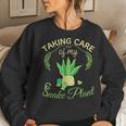 Snake Plant Mother In Law's Tongue For Plant Lovers Women Sweatshirt Gifts for Her