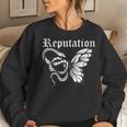 Snake Reputation In The World Butterfly And Snake Women Sweatshirt Gifts for Her