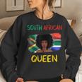 South African Queen South Africa Flag African Girl Pride Women Sweatshirt Gifts for Her