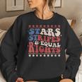 Stars Stripes Equal Rights 4Th Of July Red White And Blue Women Sweatshirt Gifts for Her