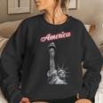 Statue Of Liberty Beer Holder Women Sweatshirt Gifts for Her