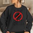 Stop Killing Horses Animal Rights Activism Women Sweatshirt Gifts for Her