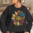 Sunflower Never Underestimate The Power Of A Girl With Book Women Sweatshirt Gifts for Her