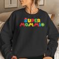 Super Gamer Mom Unleashed Celebrating Motherly Powers Women Sweatshirt Gifts for Her