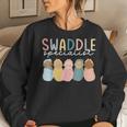 Swaddle Specialist Nicu Mother Baby Nurse Tech Neonatal Icu Women Crewneck Graphic Sweatshirt Gifts for Her