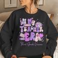 In My Teacher Era 3Rd Grade Version 3Rd Grade Teacher Era Women Sweatshirt Gifts for Her