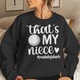 That's My Niece Proud Volleyball Auntie Volleyball Aunt Women Sweatshirt Gifts for Her