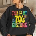 This Is My 70S Costume Peace 70S Party Outfit Groovy Women Sweatshirt Gifts for Her