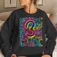 Tie Dye 3Rd Grade Typography Team Third Grade Teacher Women Sweatshirt Gifts for Her