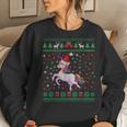 Ugly Christmas Unicorn Sweater Unicorn Xmas Girls Boys Women Sweatshirt Gifts for Her