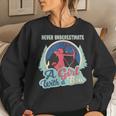 Never Underestimate A Girl With A Bow Archery Sagittarius Women Sweatshirt Gifts for Her