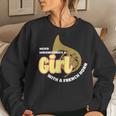 Never Underestimate A Girl With A French Horn Wome Women Sweatshirt Gifts for Her