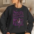 Never Underestimate A Grandma With A Bicycle CoolWomen Sweatshirt Gifts for Her