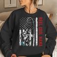 Usa Flag Reel Cool Mama Fishing Fisher Fisherman For Women Women Sweatshirt Gifts for Her
