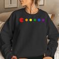 Videogame Rainbow Polka Dot Gay Pride Month Lgbtq Ally Women Sweatshirt Gifts for Her