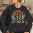 Vintage 1924 100 Bday Decorations 100Th Birthday Women Sweatshirt Gifts for Her