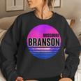 Vintage Branson Vaporwave Missouri Women Sweatshirt Gifts for Her