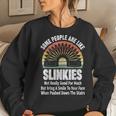 Vintage Some People Are Like Slinkies Funny Sarcastic Saying Women Crewneck Graphic Sweatshirt Gifts for Her