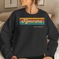 Vintage Sunset Stripes Almartha Missouri Women Sweatshirt Gifts for Her