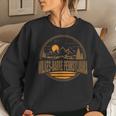 Vintage Wappingers Falls New York Mountain Hiking Print Women Sweatshirt Gifts for Her