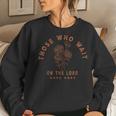 Those Who Wait On The Lord Have Hope Floral Faith Boho Faith Women Sweatshirt Gifts for Her