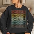 Wappingers Falls City Retro Women Sweatshirt Gifts for Her