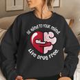 We Wear Red For Red Ribbon Week 2023 Be Kind To Your Mind Women Sweatshirt Gifts for Her We Wear Red For Red Ribbon Week 2023 Be Kind To Your Mind Women Sweatshirt Gifts for Her