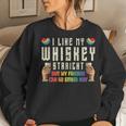 Like My Whiskey Straight Friends Lgbtq Gay Pride Proud Ally Women Sweatshirt Gifts for Her