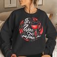Wine It's Wine Time Winemaker Winery Owner Vintner Women Sweatshirt Gifts for Her