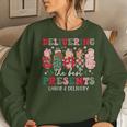 Delivering The Best Presents Labor Delivery Nurse Christmas Women Sweatshirt Gifts for Her