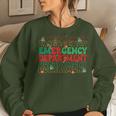 Emergency Department Christmas Ed Er Nurse Crew Women Women Sweatshirt Gifts for Her
