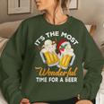 It's The Most Wonderful Time For A Beer Drinking Christmas Women Sweatshirt Gifts for Her
