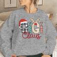 Gigi Claus Reindeer Christmas Women Sweatshirt Gifts for Her