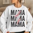 Baseball Mama Mom Lightning Bolt Mother's Day Women Sweatshirt Gifts for Her