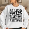 Cheer Mom Coffee Saying Cheerleading Squad For Mom Women Sweatshirt Gifts for Her