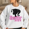 Class Of 2024 Senior Pink Seniors 2024 Girls Women Sweatshirt Gifts for Her