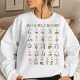 Coping Skills Alphabet Teachers Mental Health Awareness Day Women Sweatshirt Gifts for Her