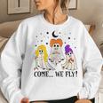 Come We Fly Pt Slp Ot Nurse Ghost Nursing Halloween Women Sweatshirt Gifts for Her