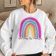 God Keeps His Promises Colorful Boho Rainbow Christian Women Sweatshirt Gifts for Her