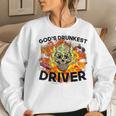 God's Drunkest Driver- Driver Vintage Meme Women Sweatshirt Gifts for Her
