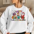 Happy Hallothanksmas Merry Christmas Thanksgiving Halloween Women Sweatshirt Gifts for Her