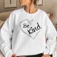 Heart Be Kind Anti Bullying Unity Day Orange Words Women Sweatshirt Gifts for Her