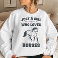 Horses For N Girls Cute Horse For Bird Lovers Sweatshirt Gifts for Her