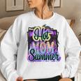 Hot Mom Love Summer Beach Family Vacation Matching Women Sweatshirt Gifts for Her