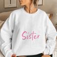 Kids Promoted To Big Sister 2024 Big Sister 2024 Women Crewneck Graphic Sweatshirt Gifts for Her
